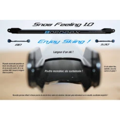 NORDEEX Snow Feeling 530 Noir + Fixations