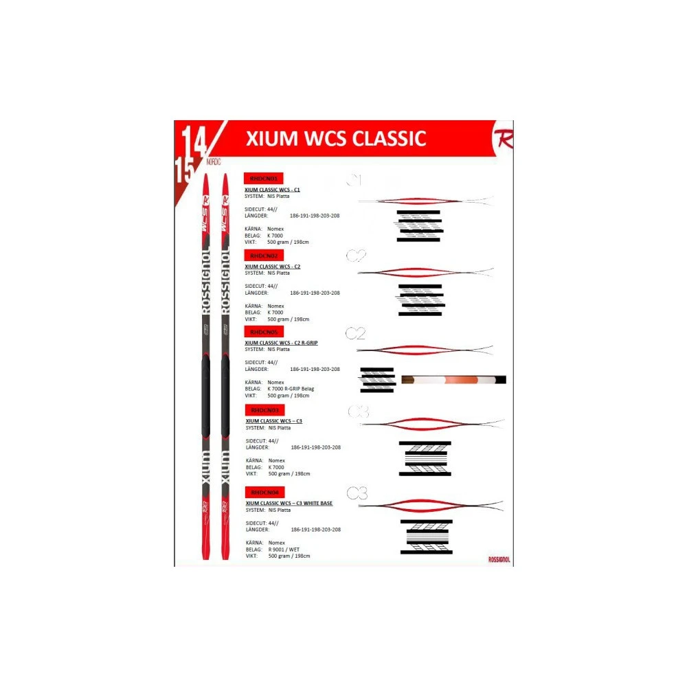 ROSSIGNOL X-IUM Classic WCS C2 R-Grip + Fixations – Image 2